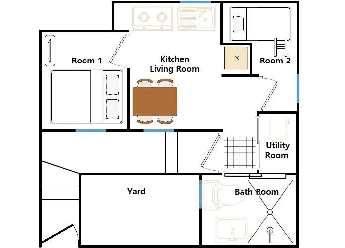 Cozy 2br Entire House Near Ddp With Private Yard
